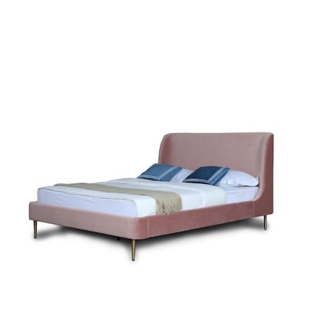 Manhattan Comfort Heather Full-Size Bed in Blush BD003-FL-BH